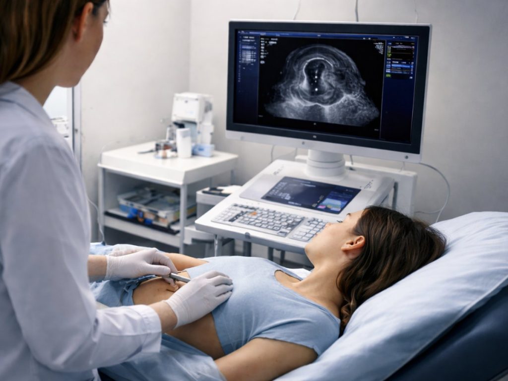 Clínicas de reproducción asistida realizan ultrasonidos para monitorear el desarrollo de los folículos ováricos.