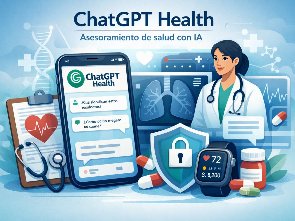 ChatGPT Health es una experiencia dentro de ChatGPT diseñada para ayudar a comprender información médica y hábitos de bienestar.