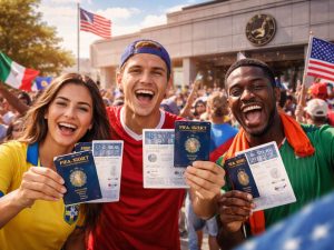 Aficionados internacionales celebran la confirmación de sus viajes mientras avanzan los preparativos para el Mundial de 2026 en Estados Unidos.