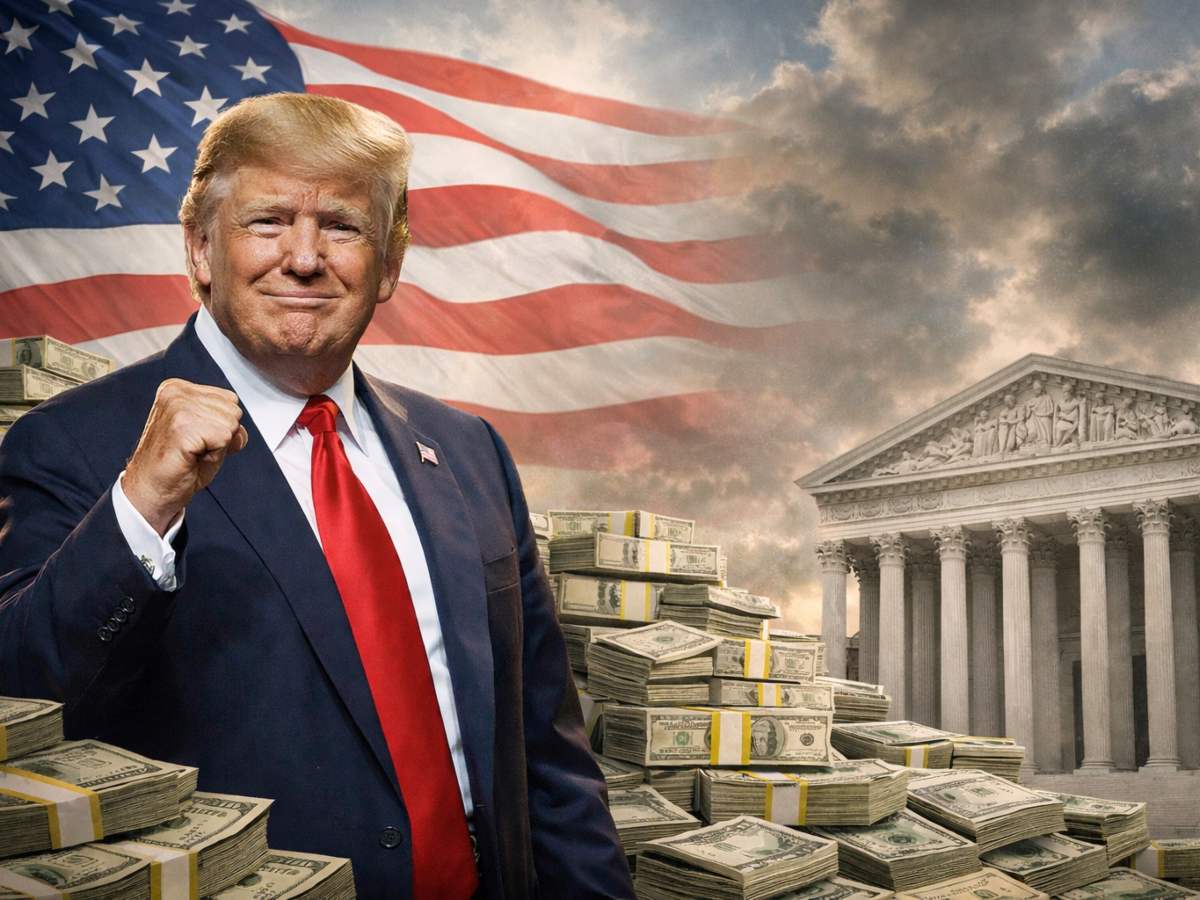 Donald Trump defiende su política arancelaria, con la que asegura que EE.UU. ha recaudado más de 600.000 millones de dólares desde 2025.