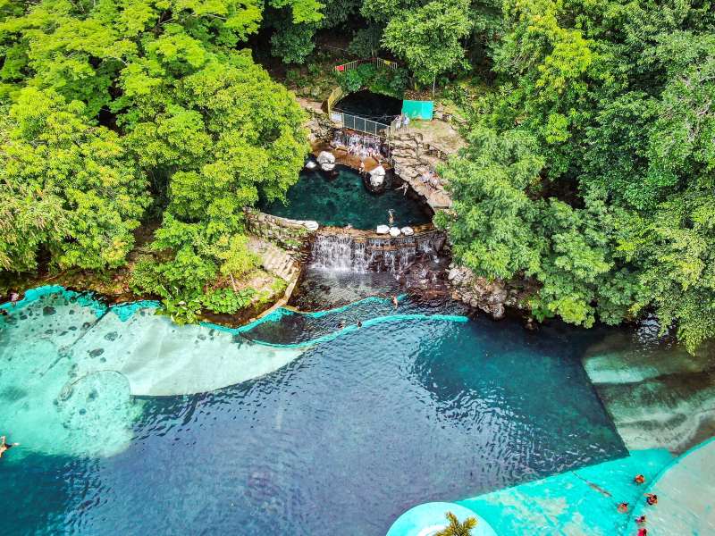 Piscinas naturales como esta hacen de Amapulapa un destino ideal para refrescarse en San Vicente.