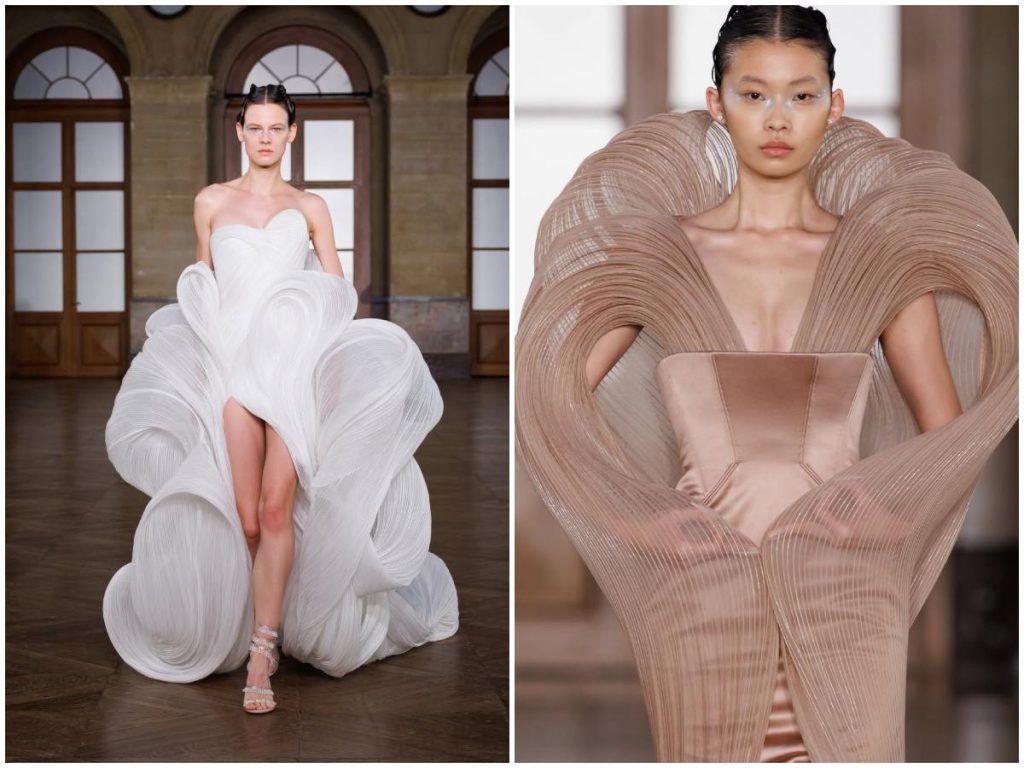 Gaurav Gupta explora la espiritualidad y la forma con siluetas escultóricas que envuelven el cuerpo y transforman la Alta Costura en experiencia sensorial.