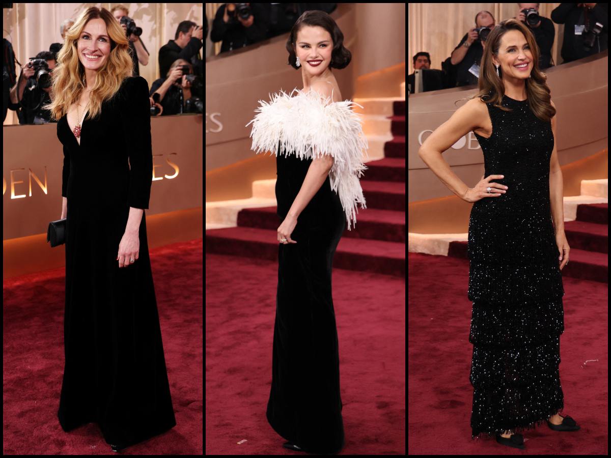 La alfombra roja de los Globos de Oro 2026 confirmó que el negro fue el gran protagonista de la noche, con las divas marcando el pulso de la moda global.