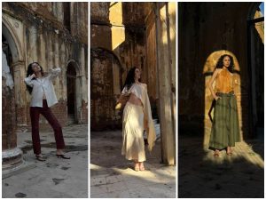 Siluetas fluidas, texturas artesanales y una paleta tierra definen la nueva etapa de Candela, donde tradición y diseño contemporáneo dialogan con luz propia.