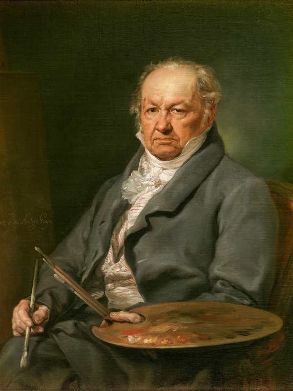 Francisco de Goya (1826), por Vicente López, Museo del Prado de Madrid, España. Foto / Wikipedia
