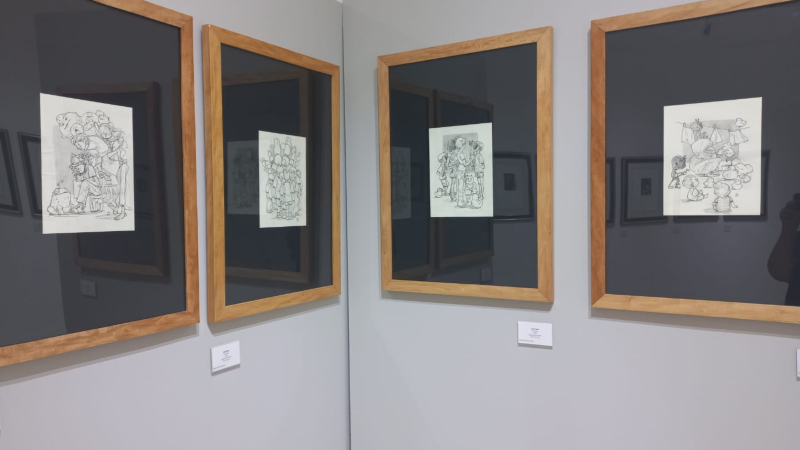 Reinterpretación del creador nacional Juan Moru, lápiz sobre papel. Foto/ Archivo