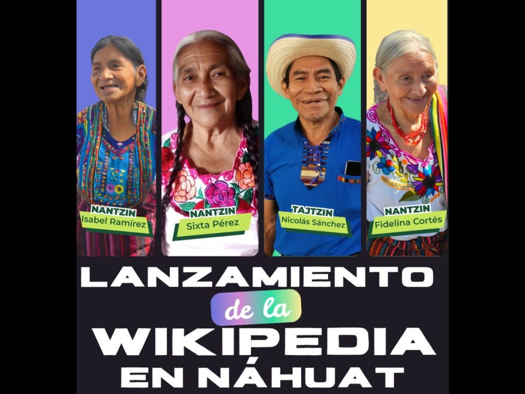 El lanzamiento de la Wikipedia en náhuat marca un hito digital para la última lengua indígena viva de El Salvador. Imagen/ cortesía
