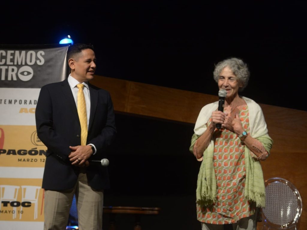Nahara Salomón, protagonista de “Toc Toc”, compartió su experiencia tras más de cinco décadas dedicadas al teatro. Fotografía/ Jorge Reyes
