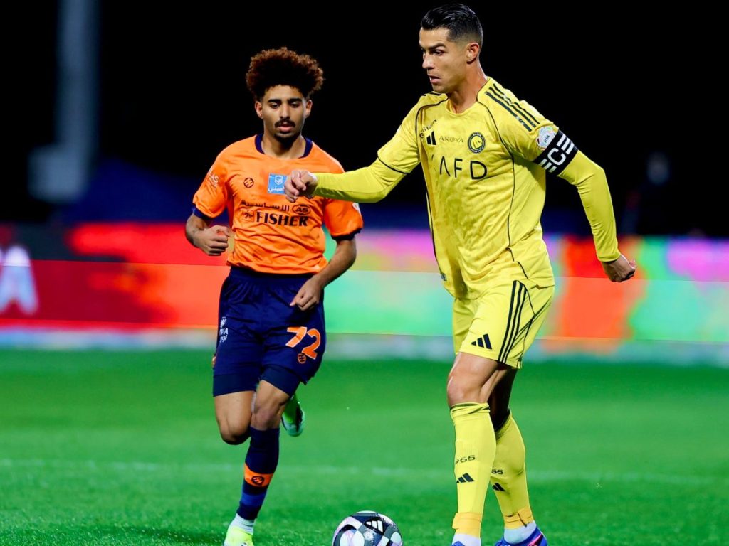 Cristiano Ronaldo con el Al Nassr. Foto X Al Nassr