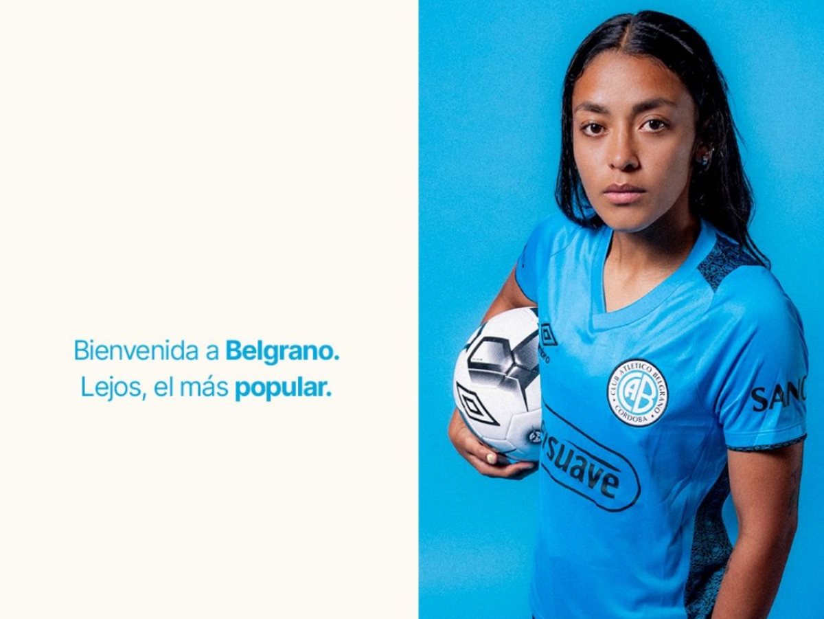 Nicolle Amaya ficha por Belgrano. Foto IG Belgrano Femenino