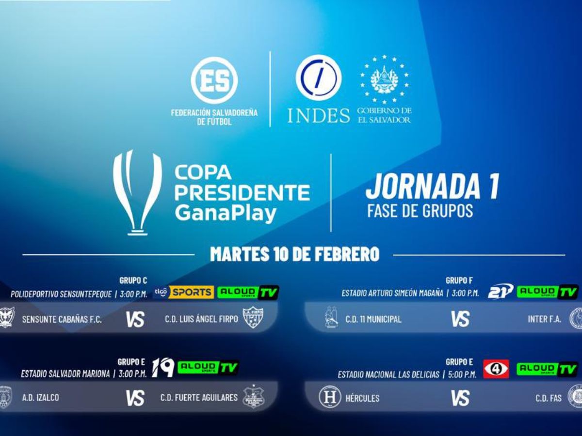 Copa Presidente 2026. Foto X Yamil Bukele