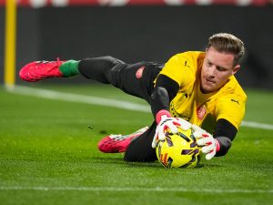 Ter Stegen con el Girona. Foto EFE