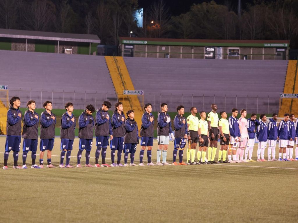 Selecta Sub-17 ante Curazao. Foto Cortesía FESFUT