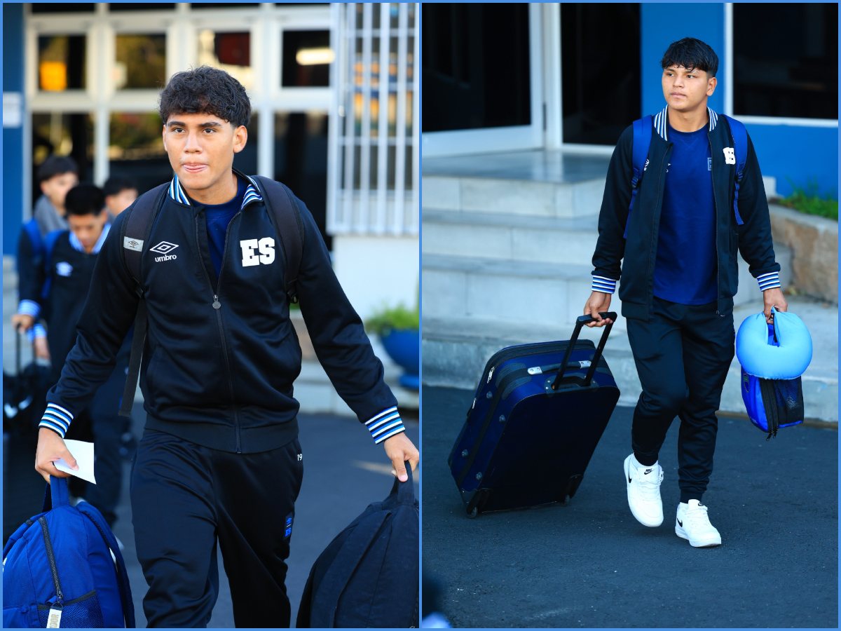 Selecta Sub-17 van de camino a Guatemala. Foto X Selecta