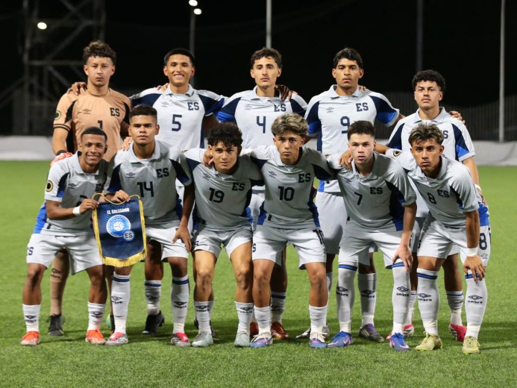 Selecta Sub-20 en su debut en el Clasificatorio CONCACAF ante Guyana Francesa. Foto Cortesía FESFUT
