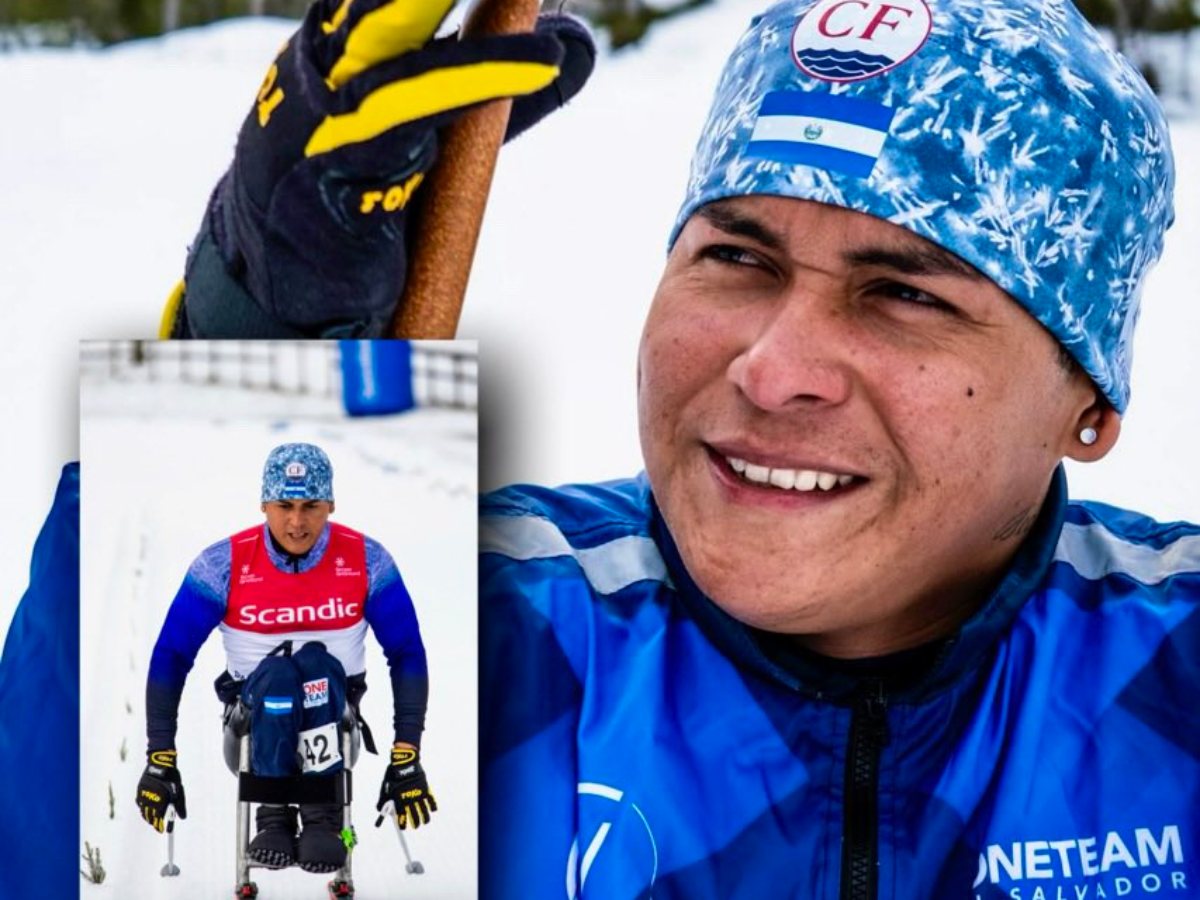 Jonathan Arias clasifica a Milán/Cortina 2026 para El Salvador. Foto X One Team El Salvador