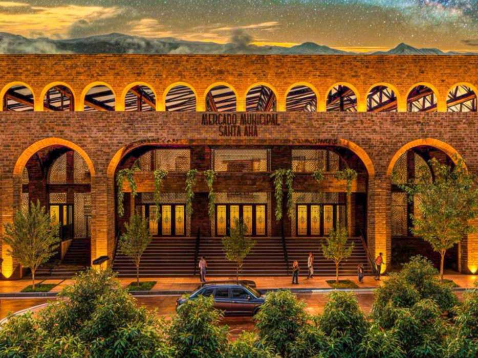 Autoridades divulgaron renders del nuevo mercado municipal de Santa Ana, un proyecto cuya inversión supera los $55 millones.