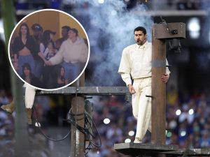 El gesto de Hailey Bieber con Kendall Jenner durante el show del Super Bowl de su expareja, Bad Bunny