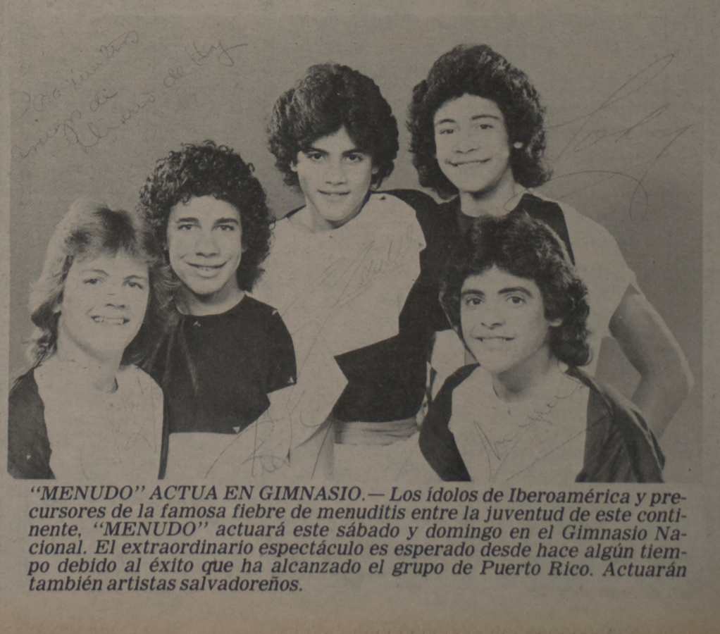 Las entradas para el concierto de 1982 costaban 25 colones en sillas, 12 en preferencial y 5 en general.