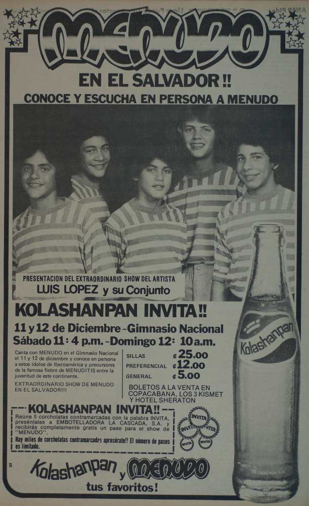 Durante su visita, la agrupación participó en actividades benéficas y entregó un donativo de cinco mil colones a la Teletón.