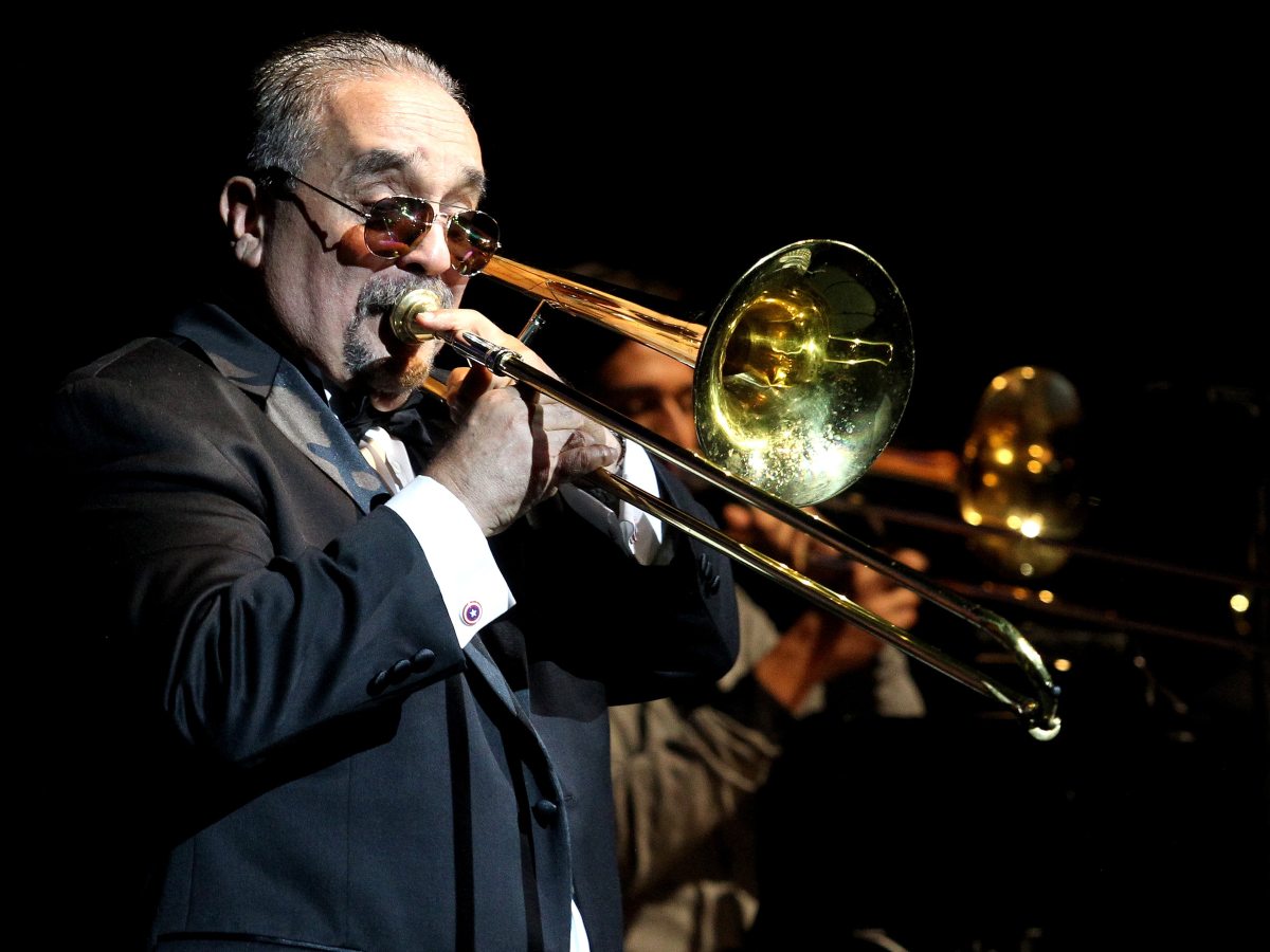 Willie Colon con su trompeta