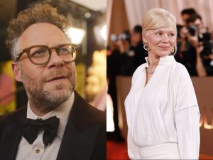Pamela Anderson habla del incómodo cruce con Seth Rogen en los Globos de Oro