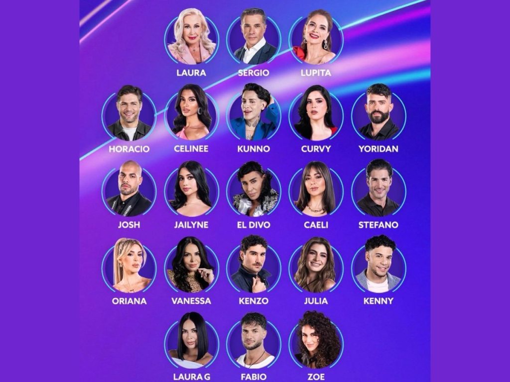 Los 22 famosos ya conviven bajo el mismo techo en la sexta temporada de La Casa de los Famosos, donde alianzas y rivalidades marcarán el rumbo del reality. Imagen/ LCDLF