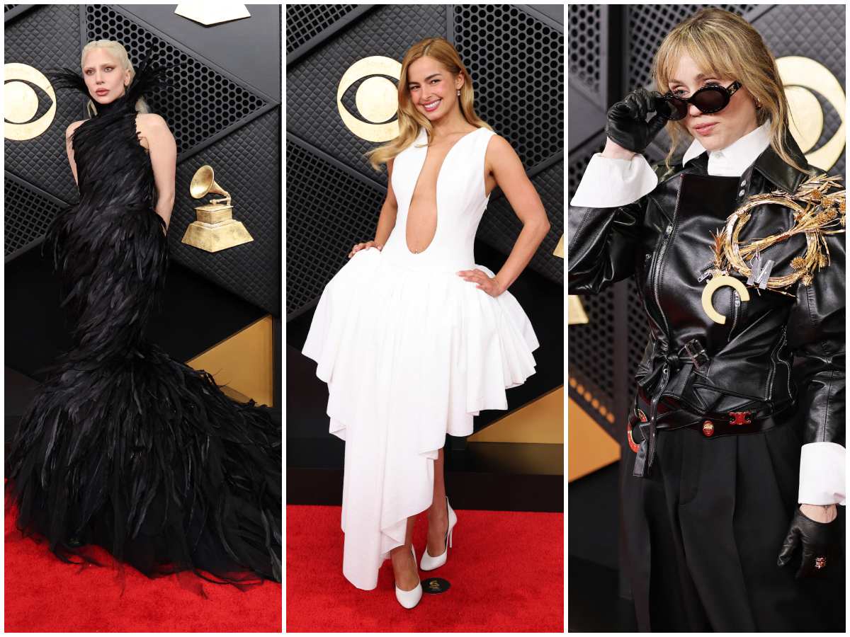 Tres formas de entender la alfombra roja: dramatismo absoluto, frescura estructurada y actitud rock. La moda se mueve entre impacto visual, identidad y libertad creativa.