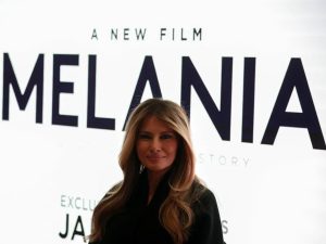 La primera dama de Estados Unidos, Melania Trump, en Nueva York, EE.UU.