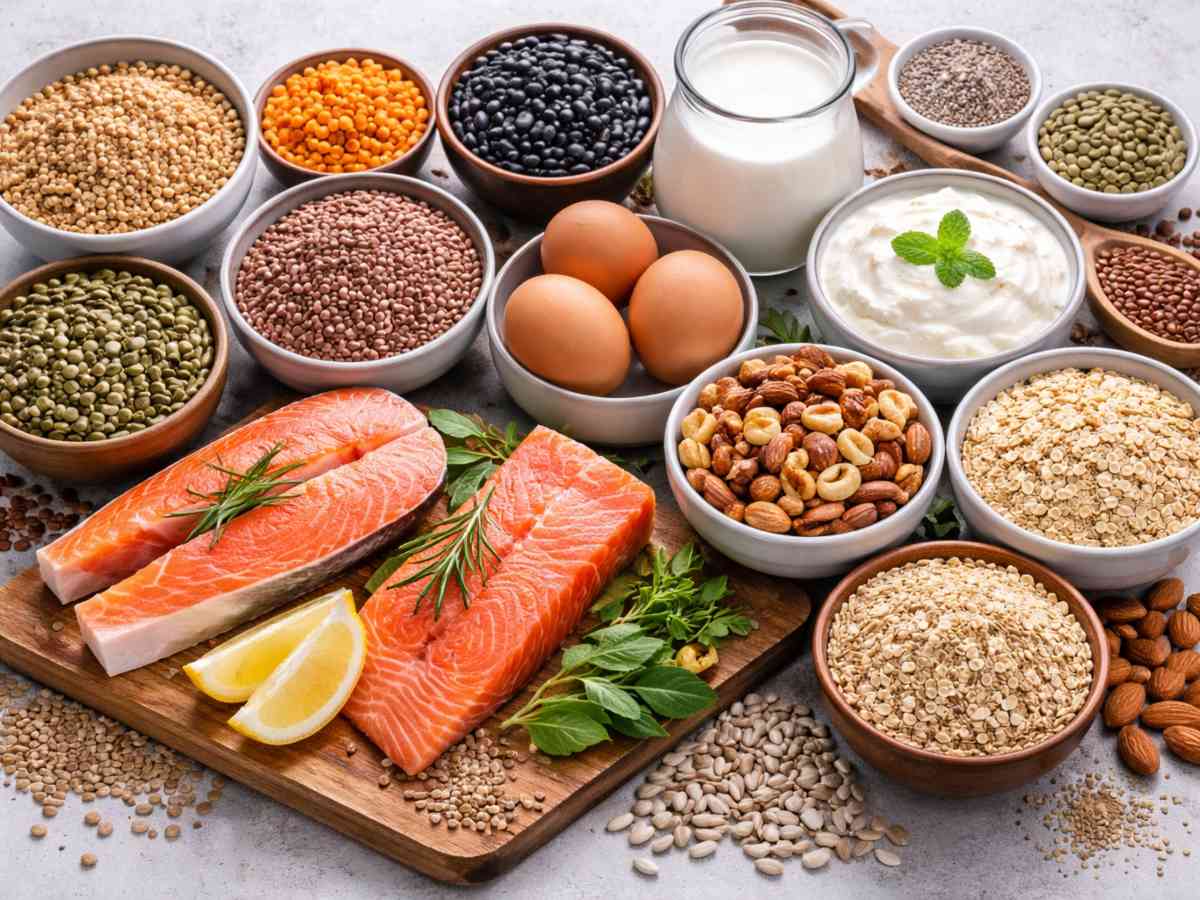 Legumbres, pescado, huevos, lácteos, frutos secos y cereales integrales son alternativas saludables a la carne roja y procesada, según expertos en nutrición.