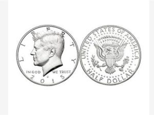 La moneda de 50 centavos fue acuñada por primera vez en 1794 y es una de las piezas más antiguas del sistema monetario de Estados Unidos.