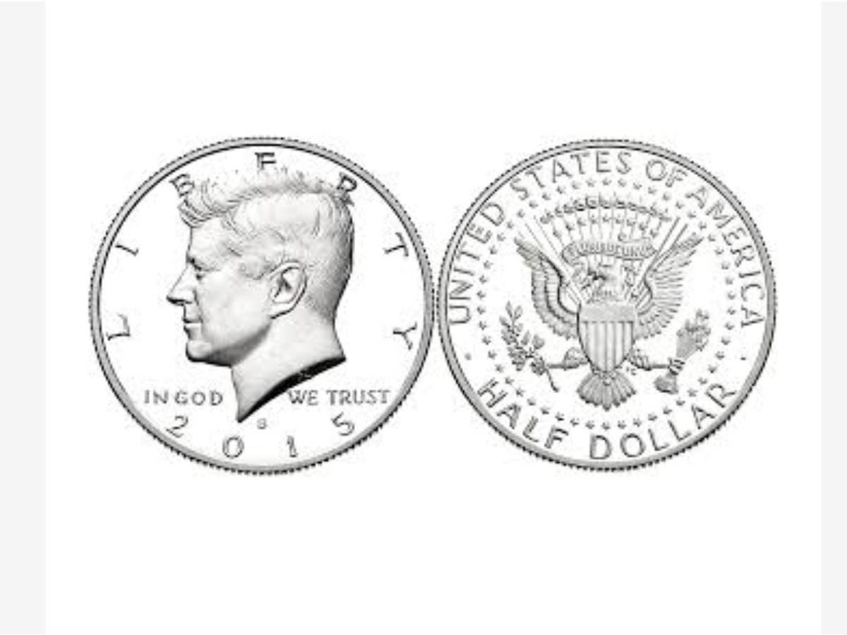 La moneda de 50 centavos fue acuñada por primera vez en 1794 y es una de las piezas más antiguas del sistema monetario de Estados Unidos.