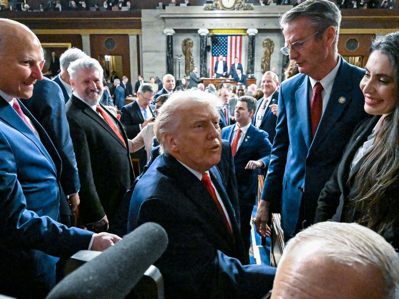 El mandatario defendió su política migratoria ante el pleno del Capitolio en Washington.