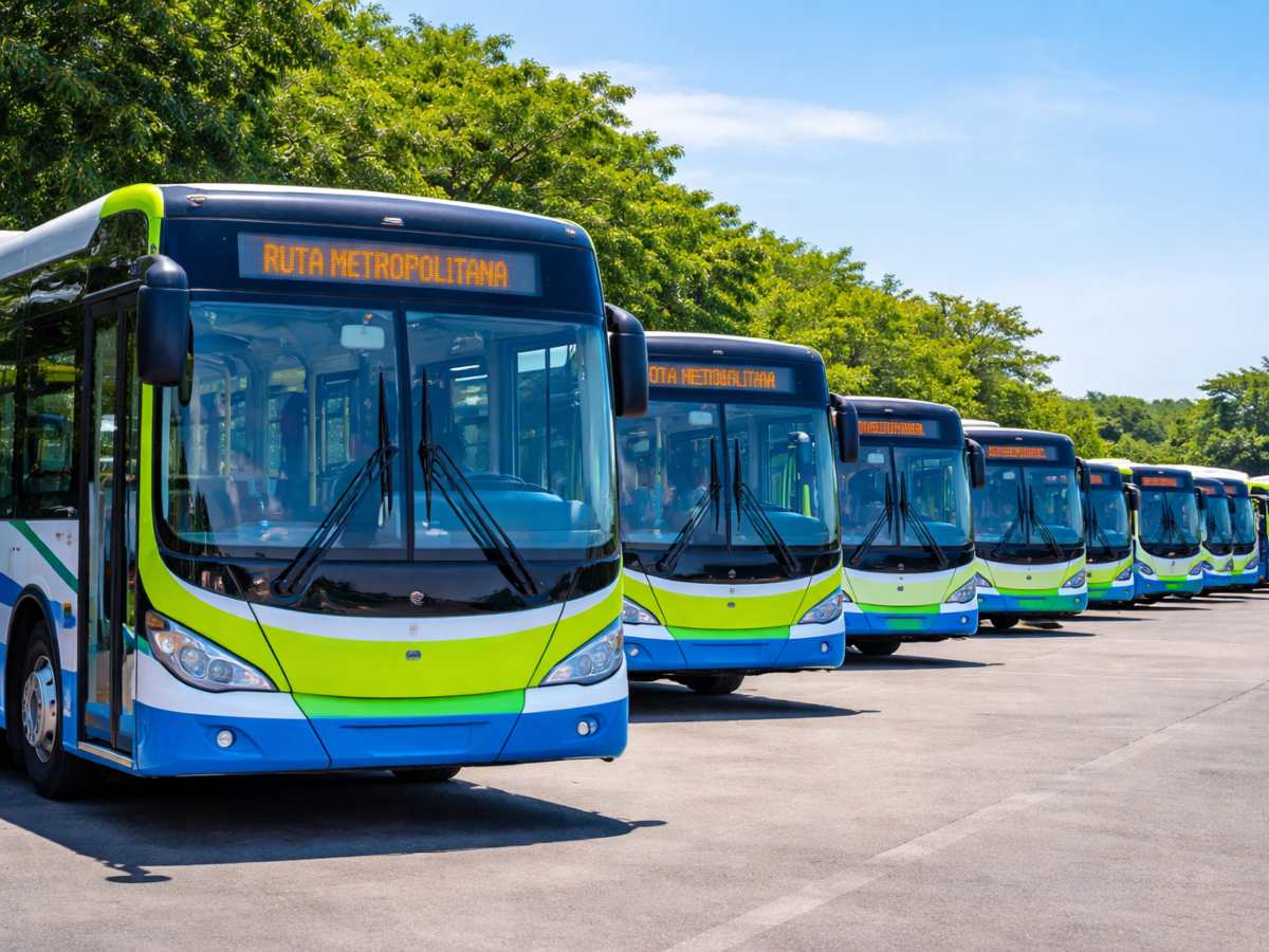 Una flota de modernos autobuses forma parte de la renovación impulsada por el primer consorcio de transporte colectivo en el AMSS.