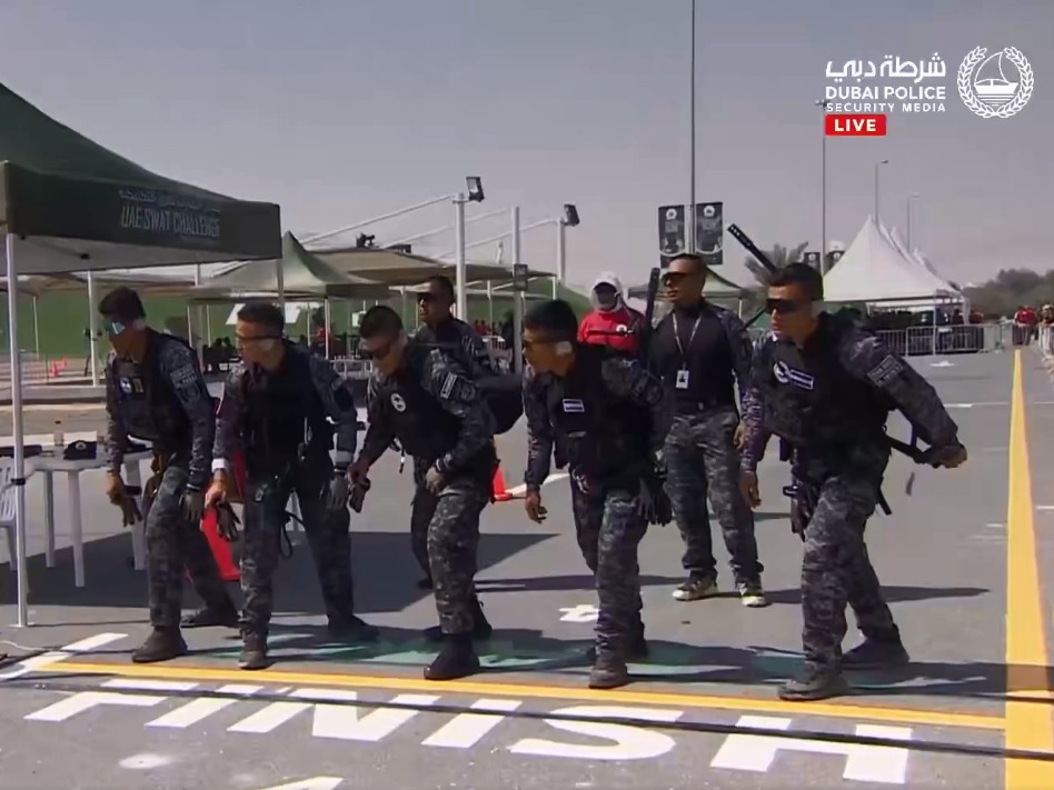 Fuerzas Especiales de la PNC participan por primera vez en el UAE SWAT Challenge 2026 en Dubái