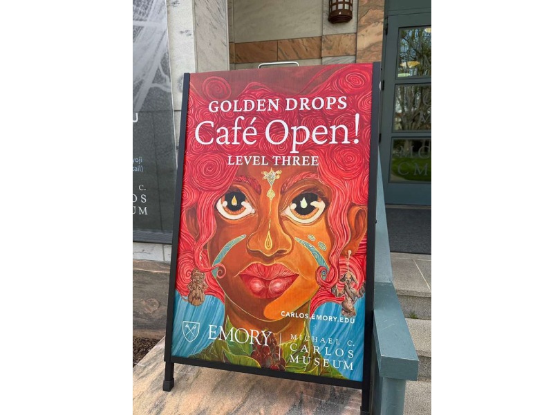 Representantes del Consulado de El Salvador en Duluth participaron en la apertura de la cafetería en el campus de Emory, en Atlanta.