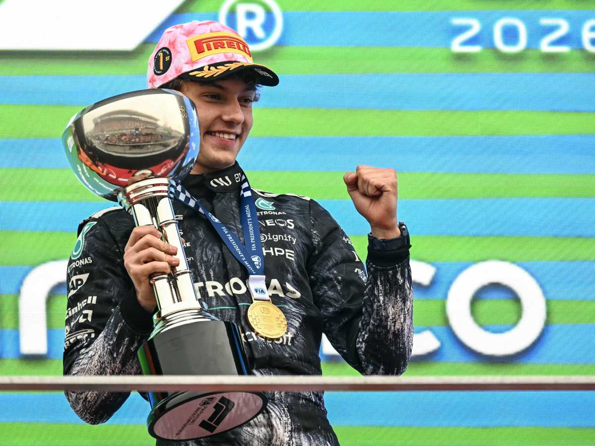 Kimi Antonelli ganó el Gran Premio de Japón 2026 en la Fórmula 1. Foto AFP