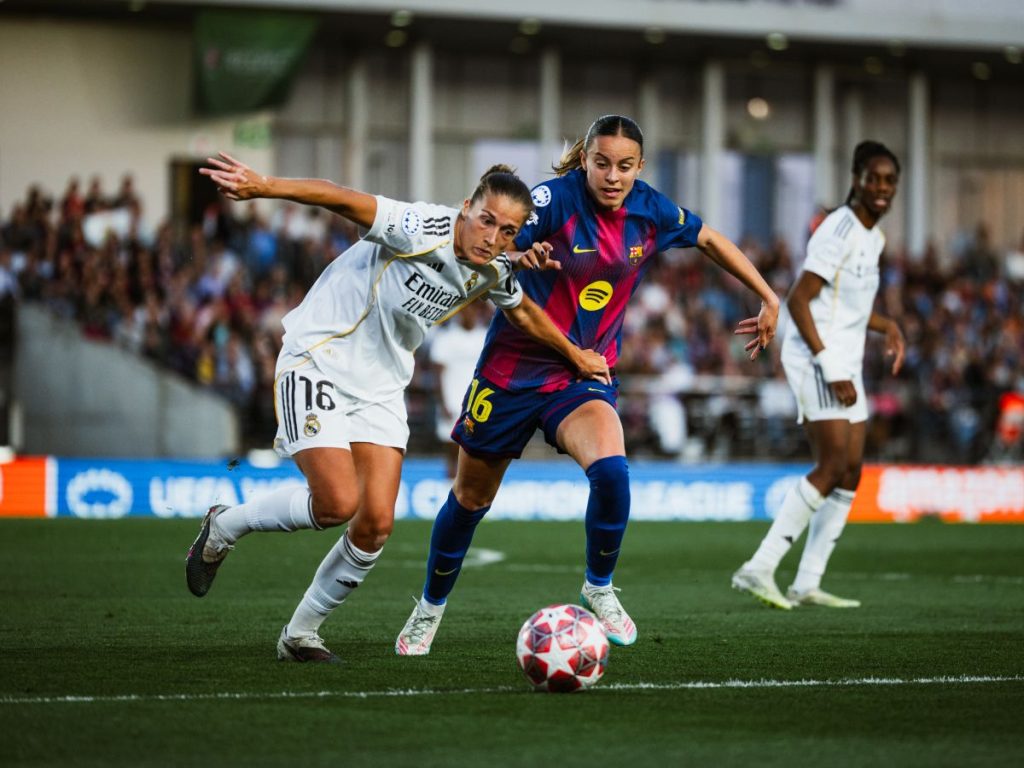 Barcelona Femenino derrotó 6-2 al Real Madrid Femenino. Foto X Barca Femenino