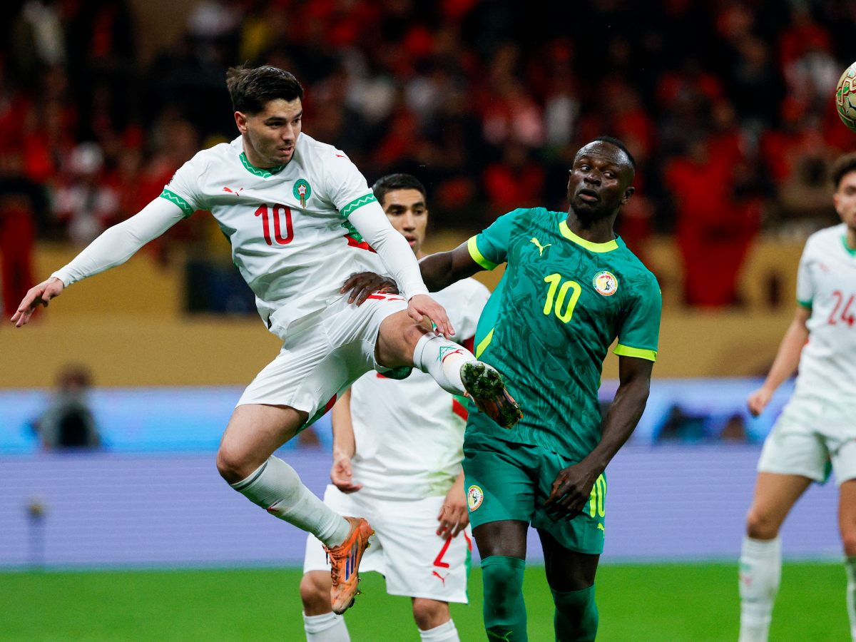 Marruecos contra Senegal en la final de la Copa Africana de Naciones. Foto AFP