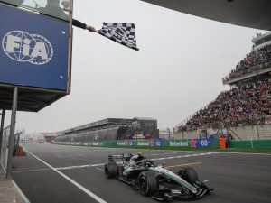 Kimi Antonelli ganó el Gran Premio de China en la Fórmula 1. Foto AFP