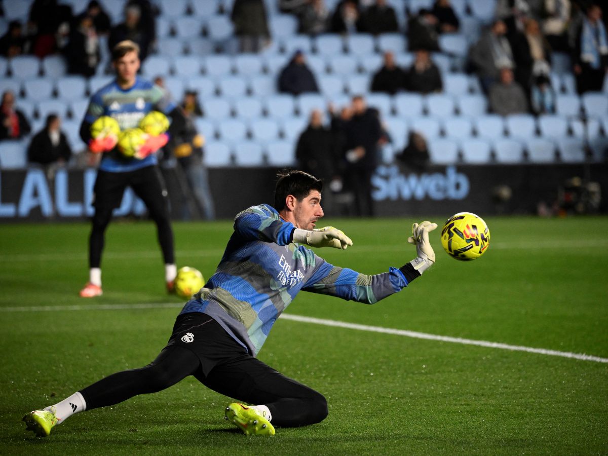 Thibaut Courtois, portero del Real Madrid. Foto AFP