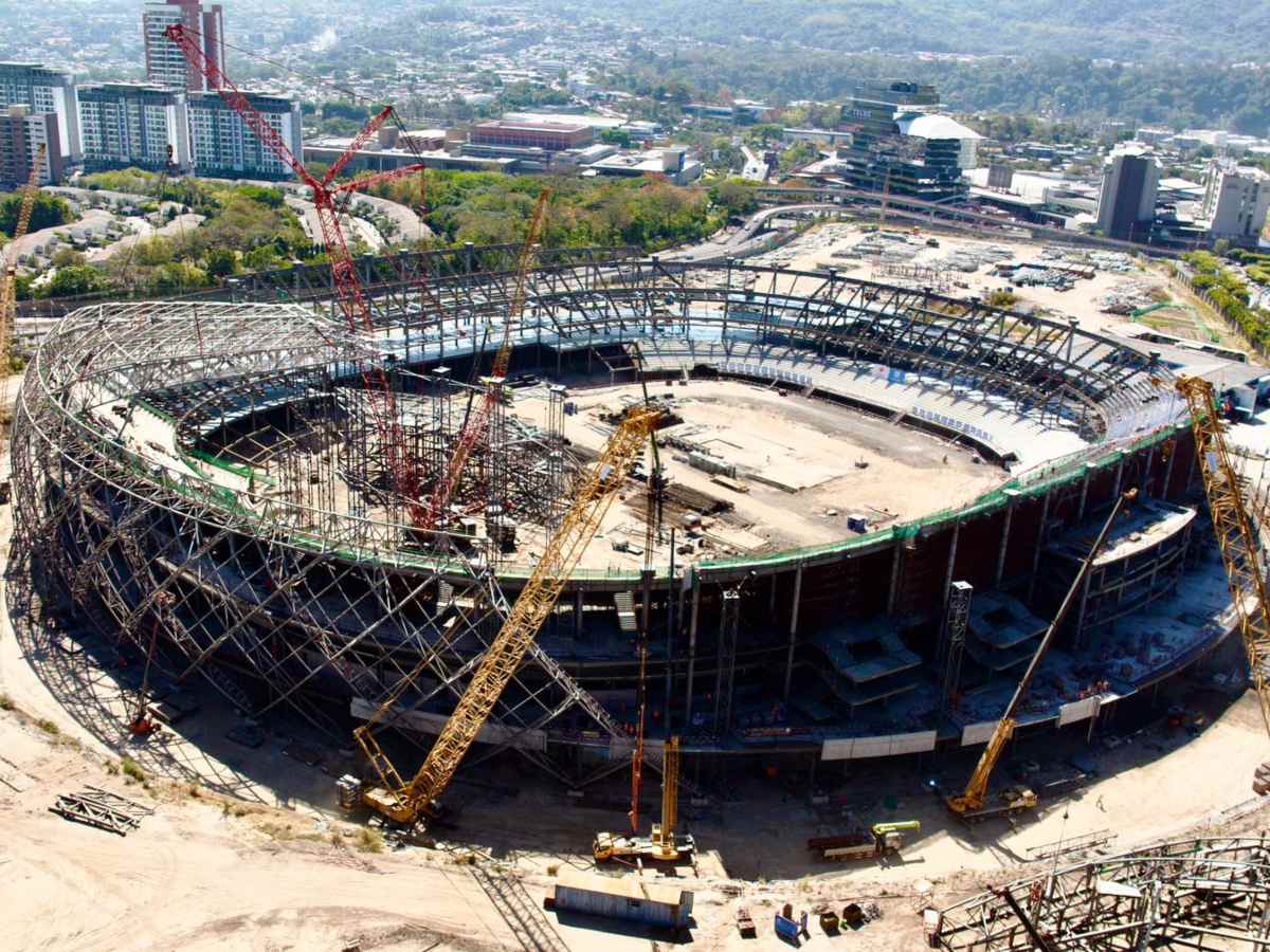 El estadio nacional nuevo de El Salvador. Foto Cortesía INDES