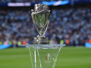 Trofeo de la Finalissima. Foto AFP