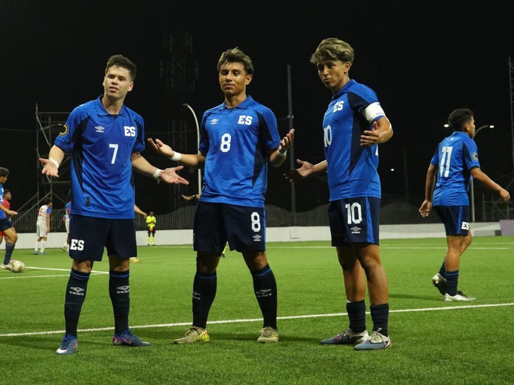 Selecta Sub-20 goleó a Belice. Foto X Selecta