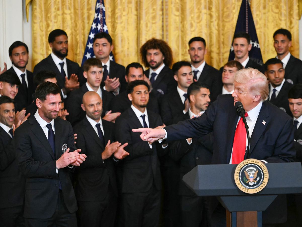 Messi se reúne con Trump en la Casa Blanca