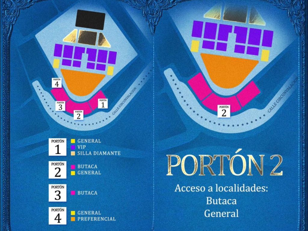 Acceso para el concierto de Yandel Sinfónico. Imagen/ cortesía
