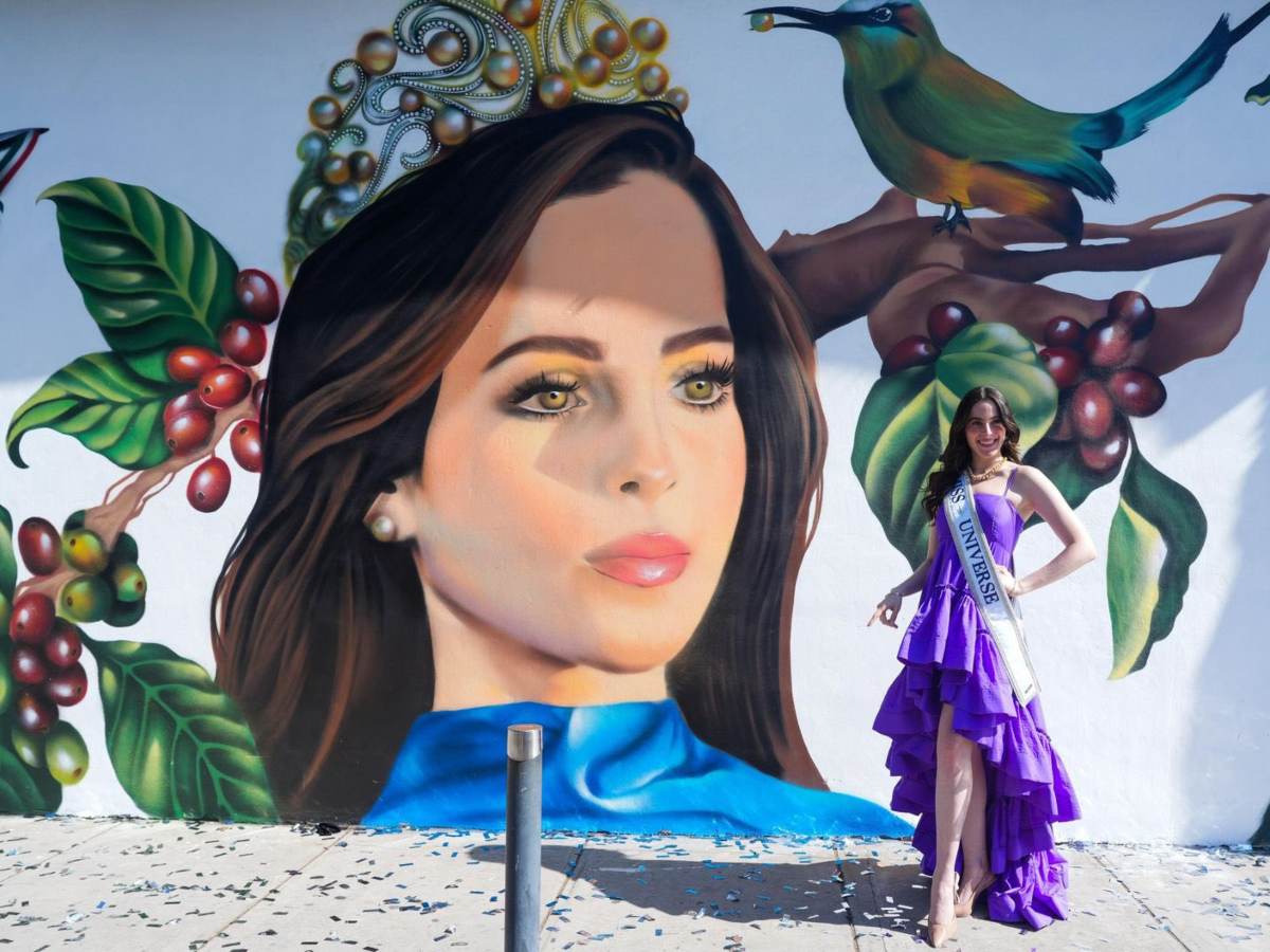 Mural de Fátima Bosch en El Cafetalón, obra de Mimi Killz. Foto: Alcaldía de Santa Tecla.