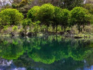 El Hoyo de Gabriel destaca por sus aguas cristalinas que permiten apreciar el fondo rocoso en plena zona montañosa de Metapán.