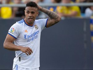 Mariano Díaz cuando jugaba con el Real Madrid. Foto AFP