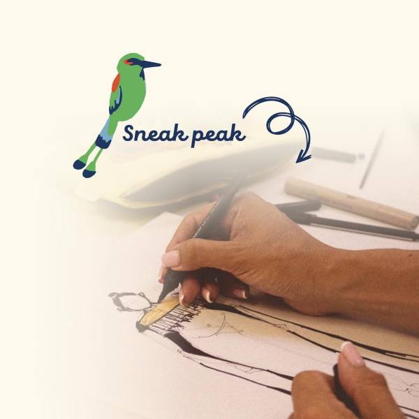 Bocetos del vestuario que Nory Flores lucirá en Coachella 2026.